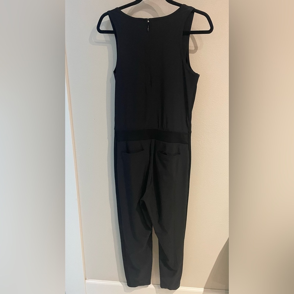 Athleta Black Sleeveless Jumpsuit